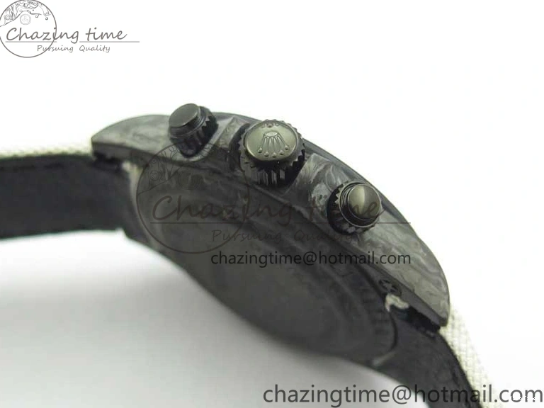 MiroTime 0320 WrinkleFree Daytona DIW Carbon Noob 1:1 Best Edition White Black Dial on Nylon Strap SA 2614